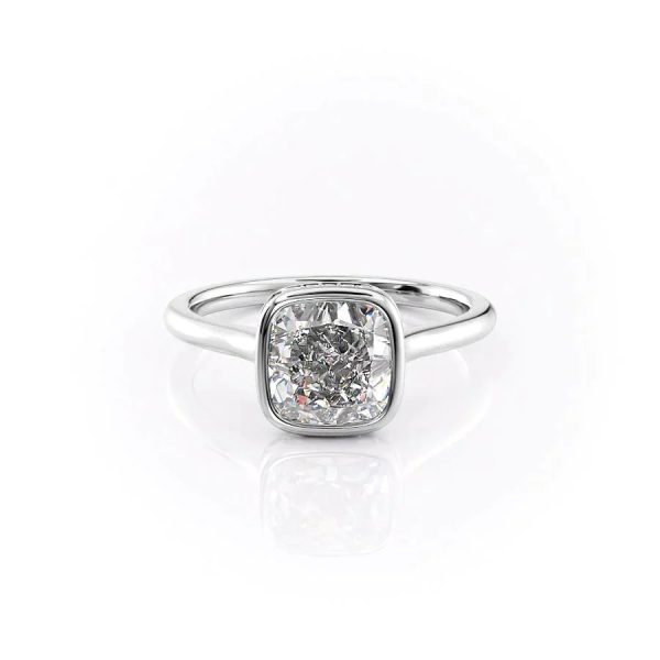 The Charlotte Set With A 3 Carat Cushion Lab Diamond Discount