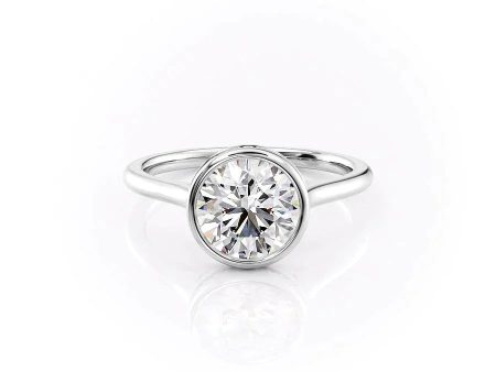 The Charlotte Set With A 1 Carat Round Lab Diamond Hot on Sale